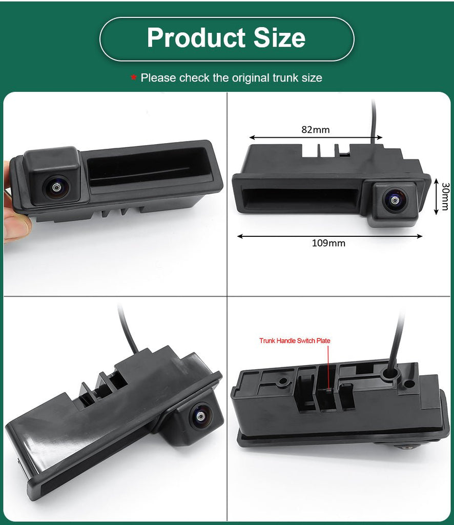 Audi A3 (8P) 2003 - 2013 FullHD 1080P Tolatókamera - TopNAVI