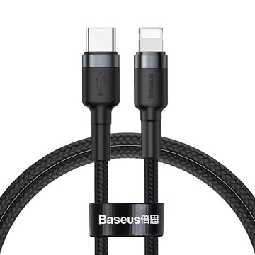 Baseus Cafule USB-C – Lightning kábel – 18 W PD, 1 m, iPhone-hoz