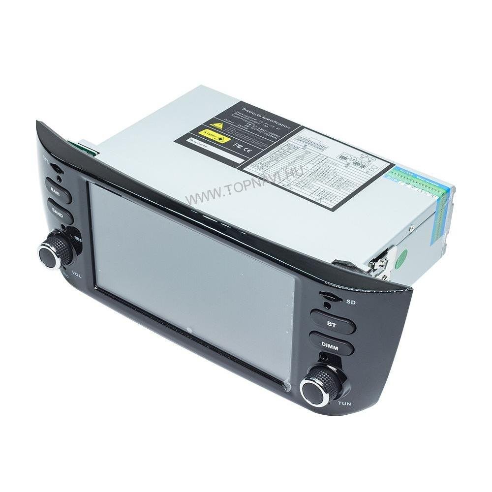 Fiat, Abarth Linea, Punto 2009 - 2016 7" Android Multimédia fejegység - TopNAVI