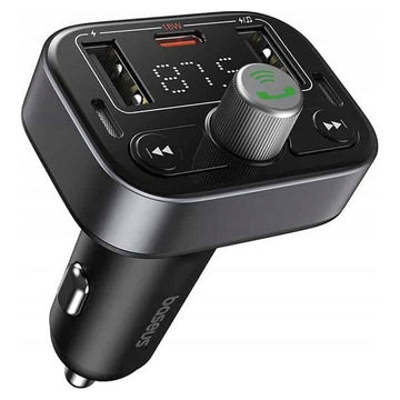 Baseus S-09 Pro FM transzmitter és autós töltő – Bluetooth, kijelzővel