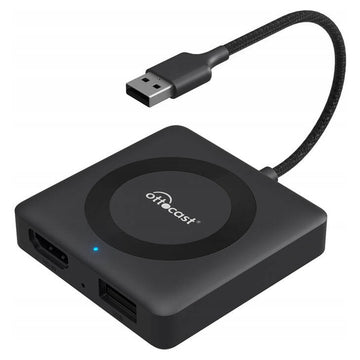 Ottocast CA361-C4 vezeték nélküli CarPlay és Android Auto adapter – HDMI kimenettel