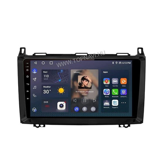 Mercedes - Benz A W169 / B W245 / Vito, Viano W639 / Sprinter W906 9" Android Multimédia Fejegység - TOPNAVI