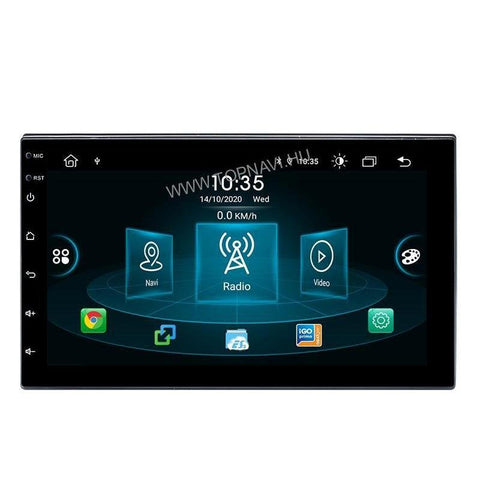 2 Din 7" Univerzális Android Multimédia fejegység - TOPNAVI