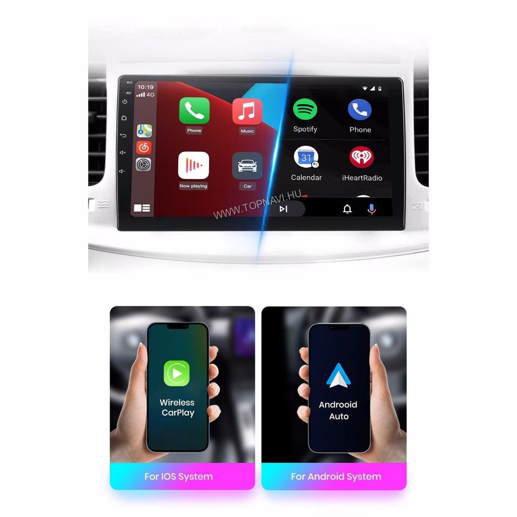2 Din 9" Univerzális Android Multimédia fejegység - TopNAVI