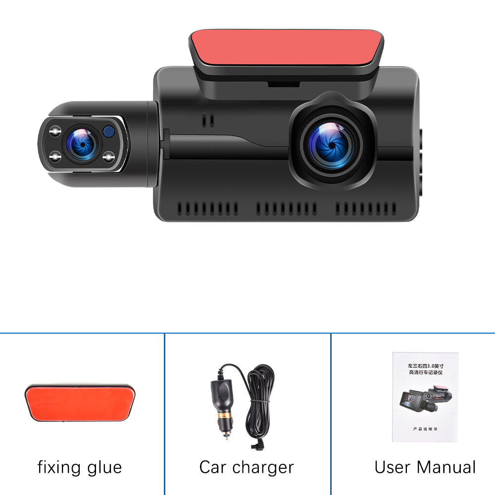 Autós menetrögzítő kamera, Dashcam - Full HD 1080P