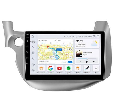 Honda Jazz III. 2007- 2013 9" Android multimédia autórádió érintőkijelzős fejegység