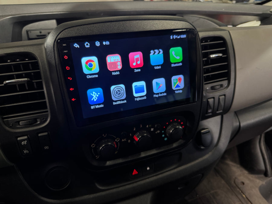 Renault Trafic 3 2014- 2021 9" Android multimédia autórádió érintőkijelzős fejegység