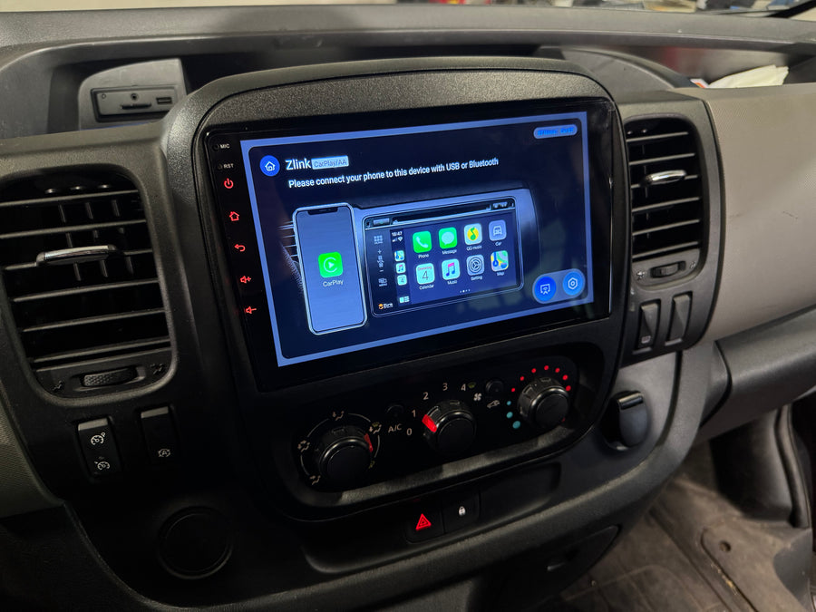 Renault Trafic 3 2014- 2021 9" Android multimédia autórádió érintőkijelzős fejegység
