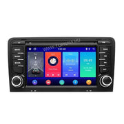 Audi A3 8P 2003–2012 7" Android multimédia autórádió érintőkijelzős fejegység — kép 2