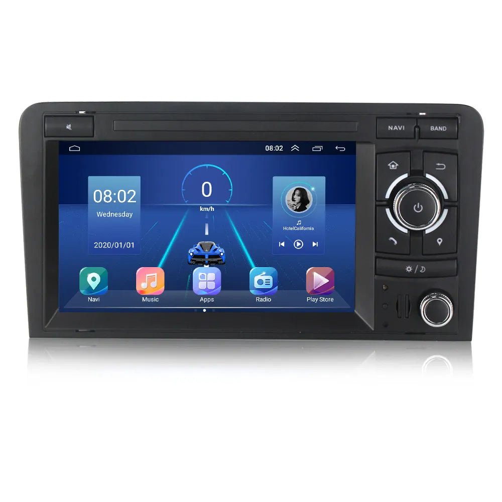 Audi A3 8P 2003 - 2012 7" Android Multimédia fejegység (Jobb gombos) - TopNAVI