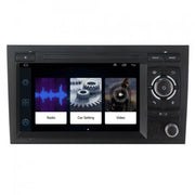Audi A4 B6 B7 2002–2012 7" Android multimédia autórádió érintőkijelzős fejegység (jobb gombos) — kép 2