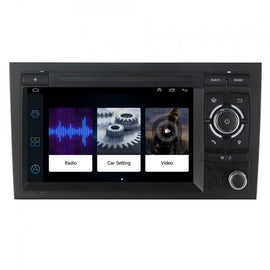 Audi A4 B6 B7 multimédia fejegység jobb oldali vezérléssel – 7 col