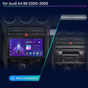 Audi A4 B6 B7 2002–2012 9" Android multimédia autórádió érintőkijelzős fejegység — kép 2