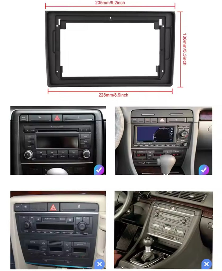 Android autórádió Audi A4 2002–2012 típushoz érintőkijelzővel – 9 inch  