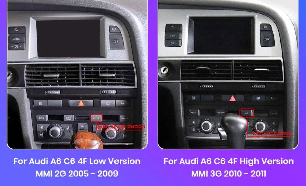 Audi A6 C6 4F 2005 - 2009 Android Multimédia fejegység - TopNAVI MMI 2G és MMI 3G