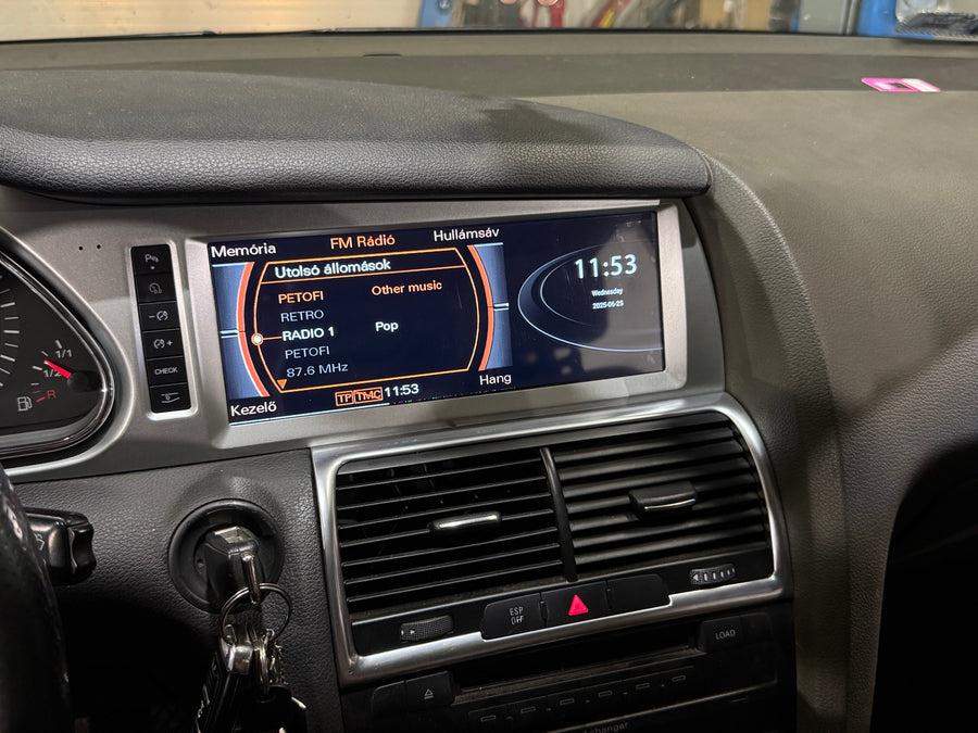 Audi Q7 2006–2015 DSP-s autórádió USB és WiFi kapcsolattal – 10 col  