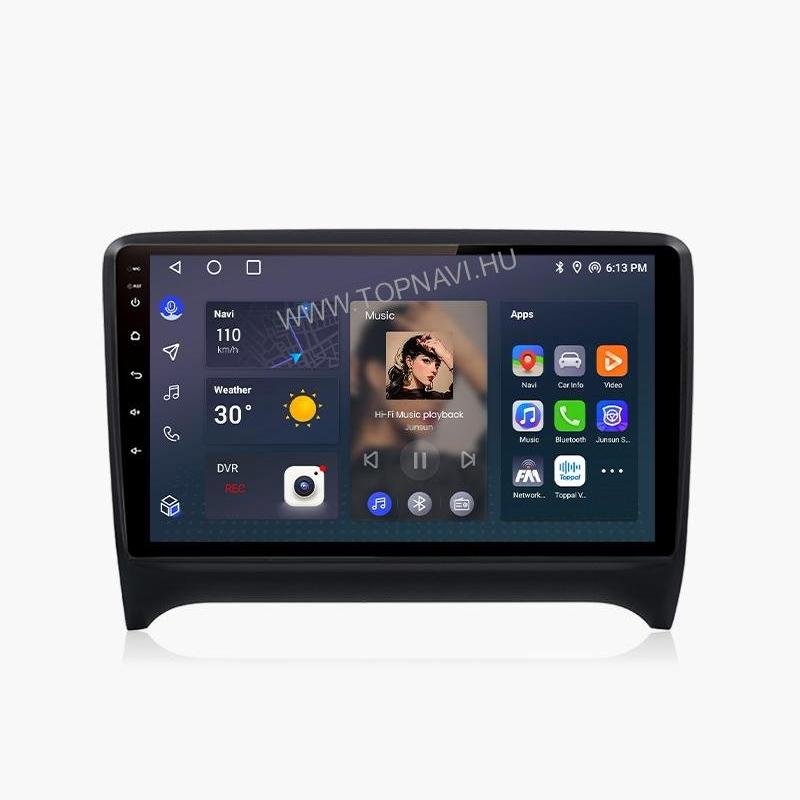 Audi TT MK2 8J 2006–2014 9" Android multimédia autórádió érintőkijelzős fejegység — Márkaspecifikus multimédia