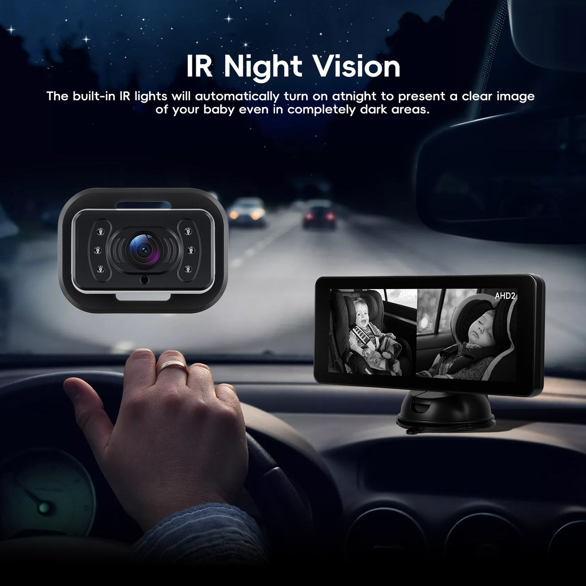Autós Baba Megfigyelő Kamera 6,86" autórádió, hifi, rádió és fejegység nagy kijelzővel, CarPlay, Android autó, Wifi és Bluetooth támogatással,