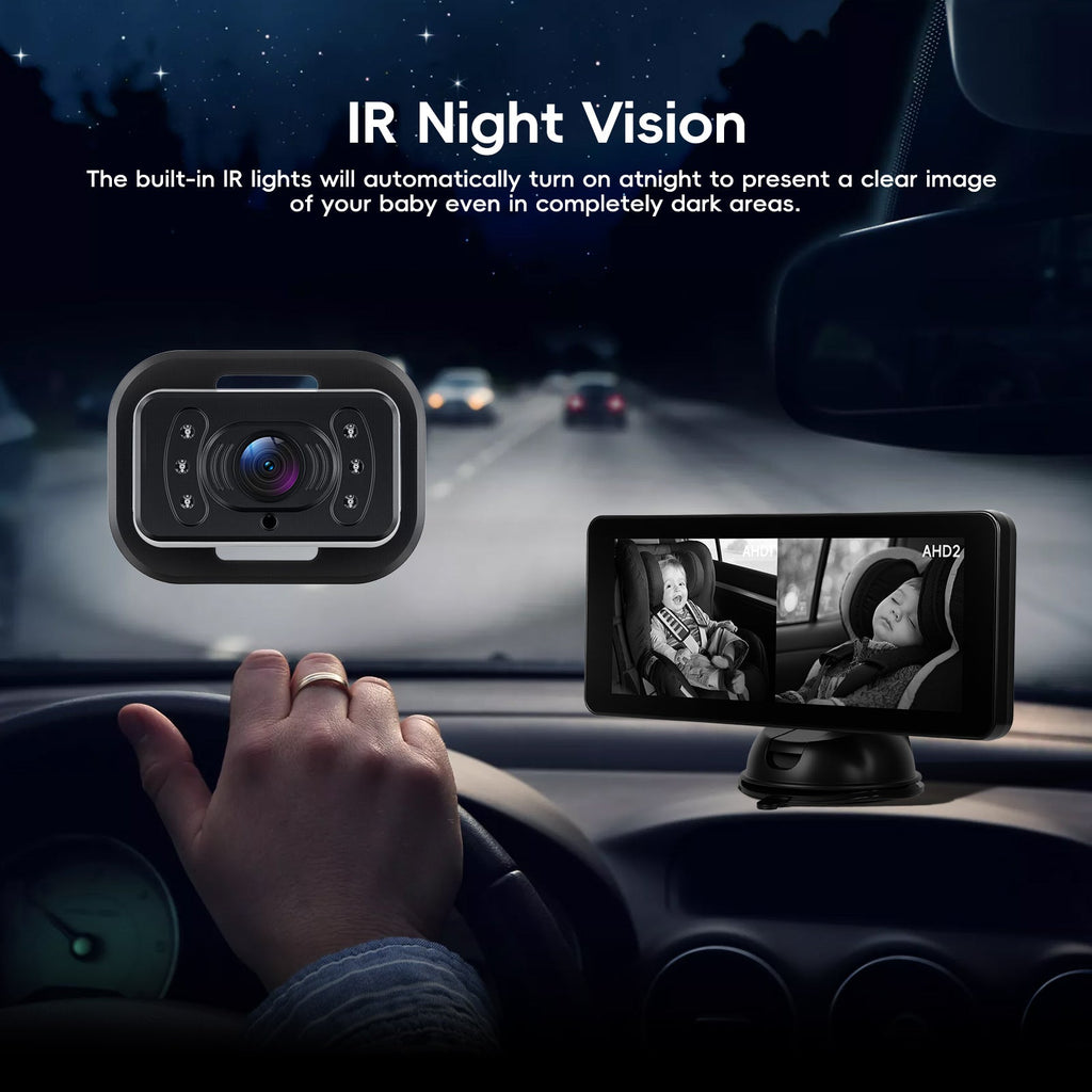 Autós Baba Megfigyelő Kamera 6,86" autórádió, hifi, rádió és fejegység nagy kijelzővel, CarPlay, Android autó, Wifi és Bluetooth támogatással,