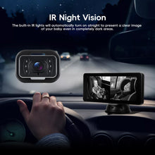 Kép betöltése a Galérianézegetőbe, Autós Baba Megfigyelő Kamera 6,86" autórádió, hifi, rádió és fejegység nagy kijelzővel, CarPlay, Android autó, Wifi és Bluetooth támogatással,