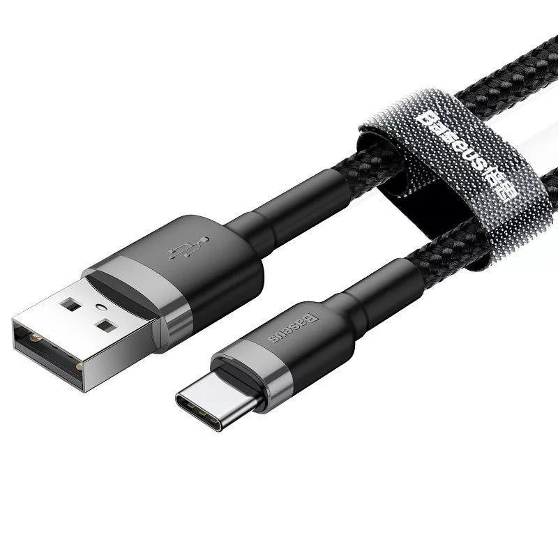 Baseus Cafule USB-A és USB-C csatlakozó a tépőzáras rendezővel