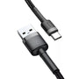 Baseus Cafule USB-A – USB-C kábel – 3 m, 2 A, fonott — kép 4