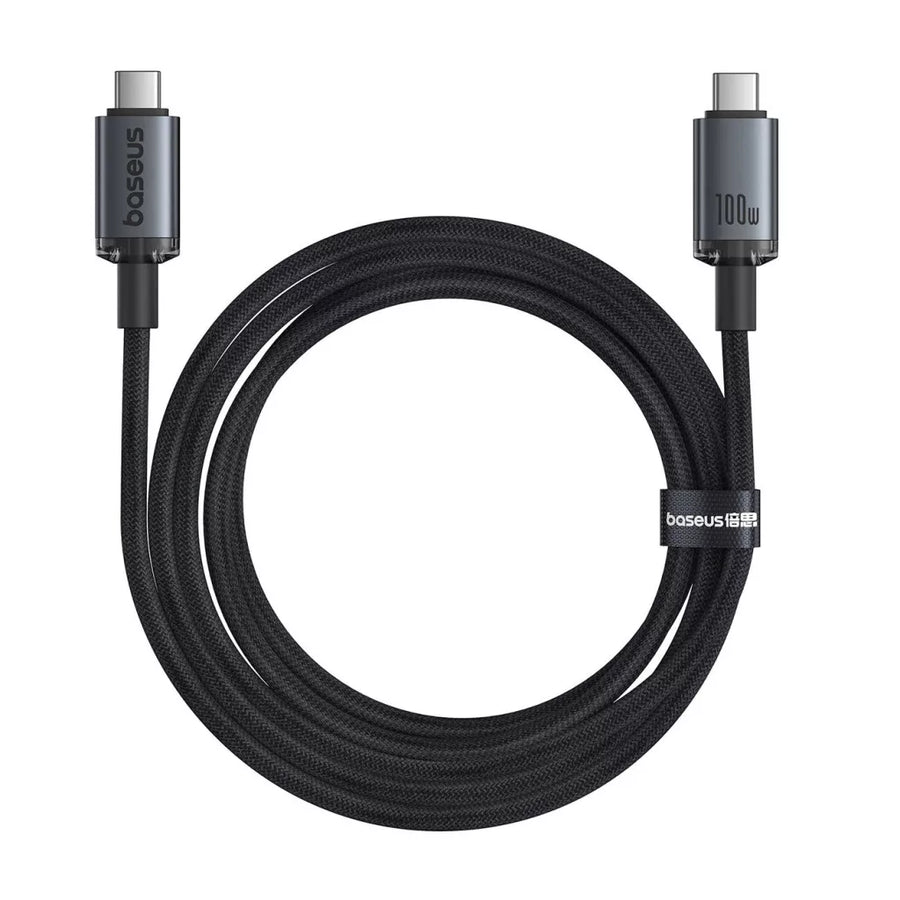 Baseus Crystal Shine USB-C kábel 1,5 m, fonott nylon borítással