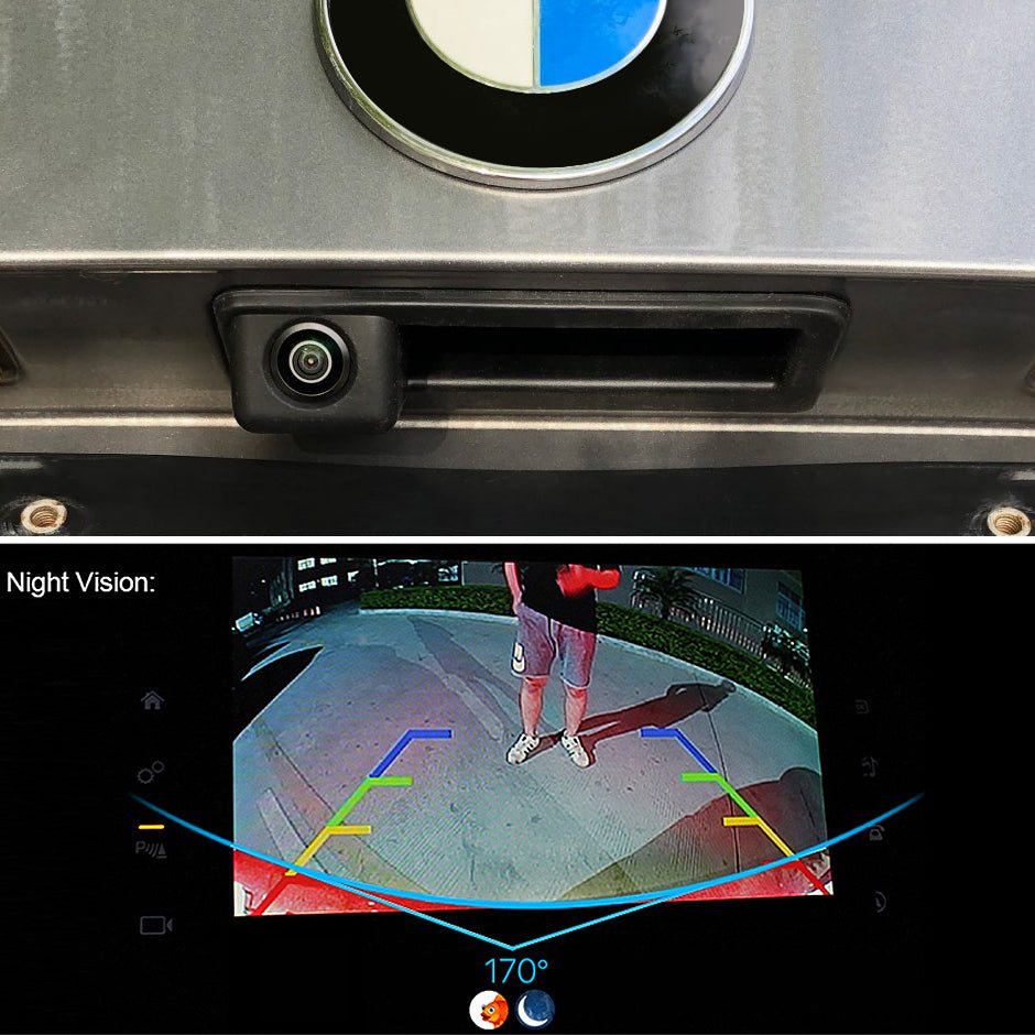 BMW 116i 118i 120i 135i 640I 2007 - 2012 FullHD 1080P Tolatókamera - TopNAVI