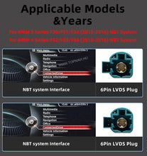 Kép betöltése a Galérianézegetőbe, BMW 3, 4 Széria F30, F31, F34, F35, F32, F33, F36 10.25&quot; Android Multimédia fejegység - TopNAVI