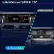 BMW 5 Széria F10 F11 2010-2017 10.25" Android Multimédia fejegység — kép 5