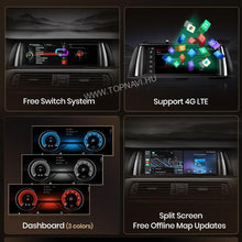 Kép betöltése a Galérianézegetőbe, BMW 5 Széria F10 F11 2010 - 2017 10.25&quot; Android Multimédia fejegység - TopNAVI