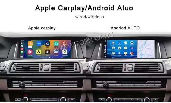 BMW 5 Széria F10 F11 2010 - 2017 10.25" Android Multimédia fejegység - TopNAVI