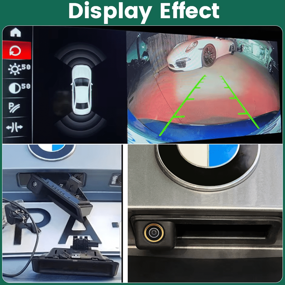 BMW 5er 518i 520i 525i 528i 530i 535ix 2004 - 2011 FullHD 1080P Tolatókamera - TopNAVI