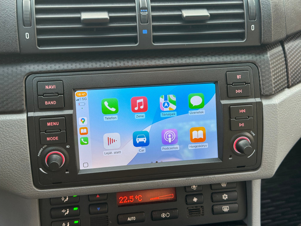 BMW E46 7" Android Multimédia fejegység - TopNAVI