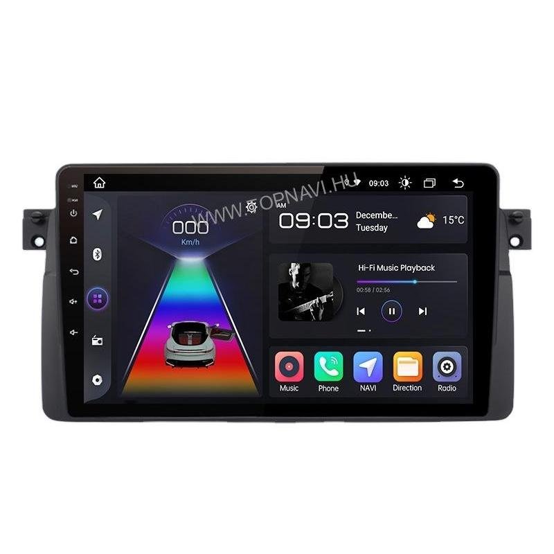 BMW E46 9" Android Multimédia fejegység - TopNAVI