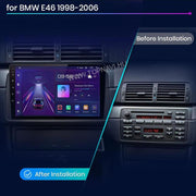 BMW E46 1998–2006 9" Android multimédia autórádió érintőkijelzős fejegység — kép 2