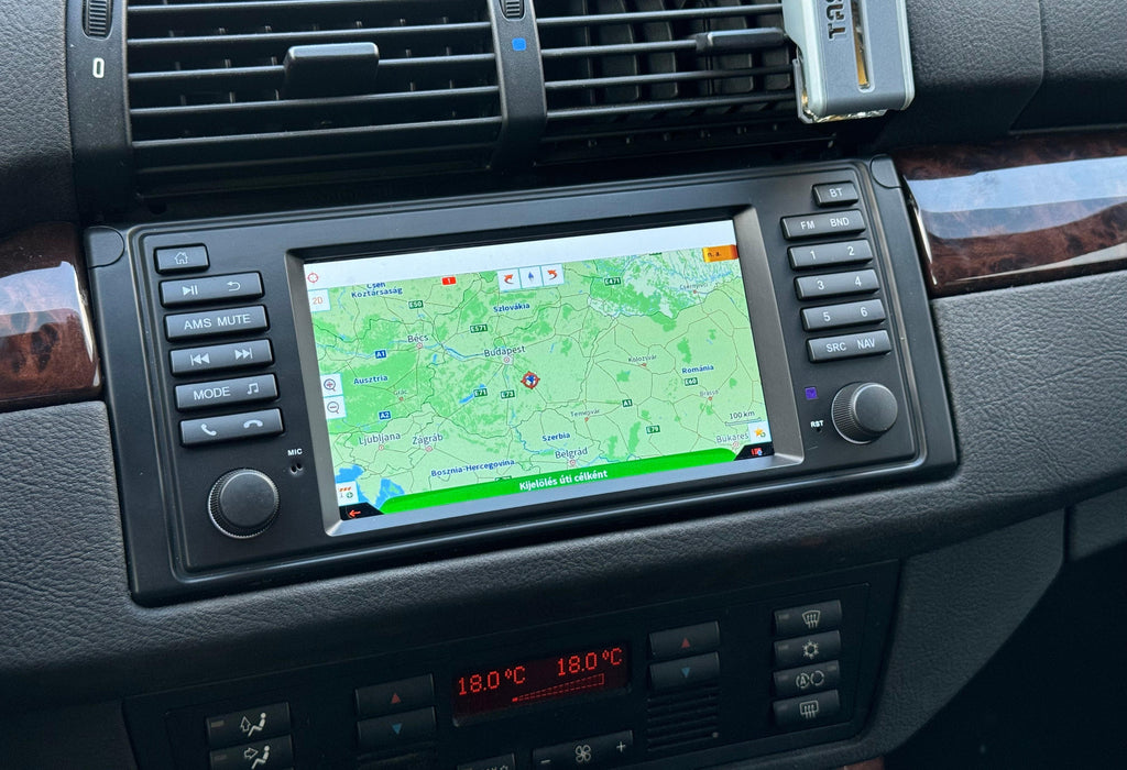 BMW E53 X5, E39 1996 - 2003 7" Android Multimédia fejegység - TopNAVI