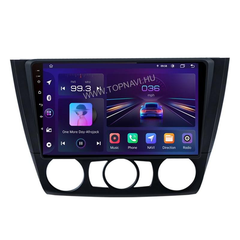 BMW E81 E82 E87 E88 2004–2011 9" Android multimédia autórádió érintőkijelzős fejegység — Márkaspecifikus multimédia