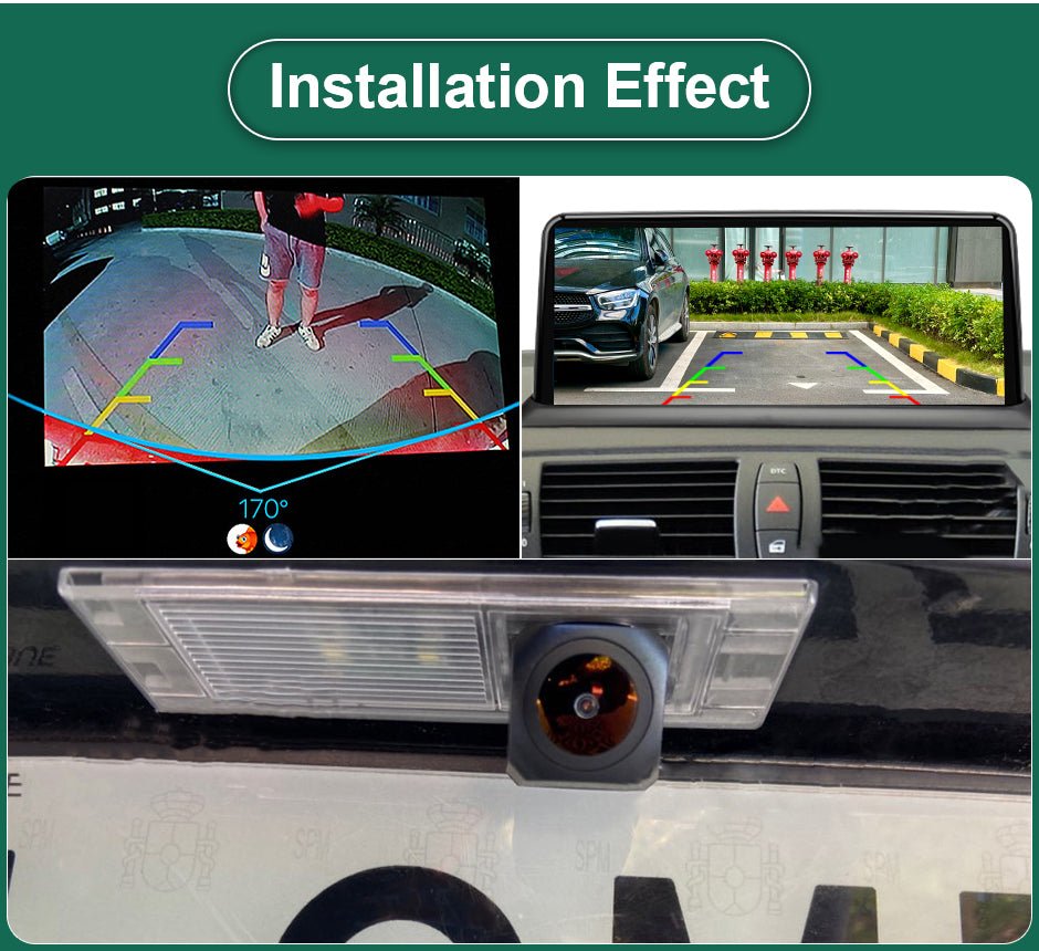 BMW M6 F06 Mini Clubman FullHD 1080P Tolatókamera - TopNAVI