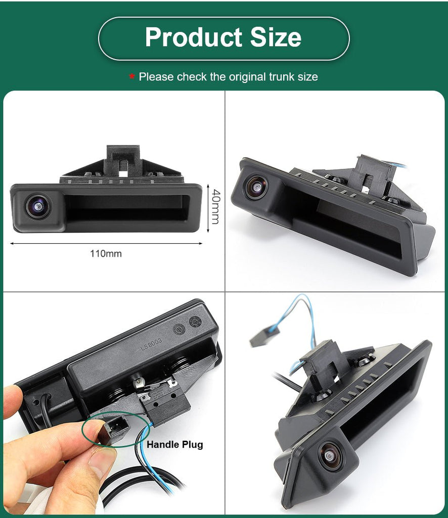 BMW X1 E84 2009 - 2011 FullHD 1080P Tolatókamera - TopNAVI