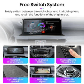 BMW X1 F48 10.25" Android Multimédia fejegység - TopNAVI