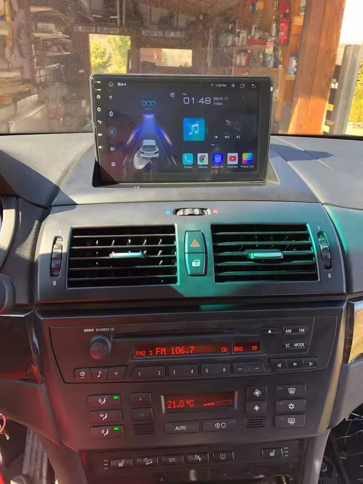 BMW X3 E83 2002–2011 9" Android multimédia autórádió érintőkijelzős fejegység - TopNAVI