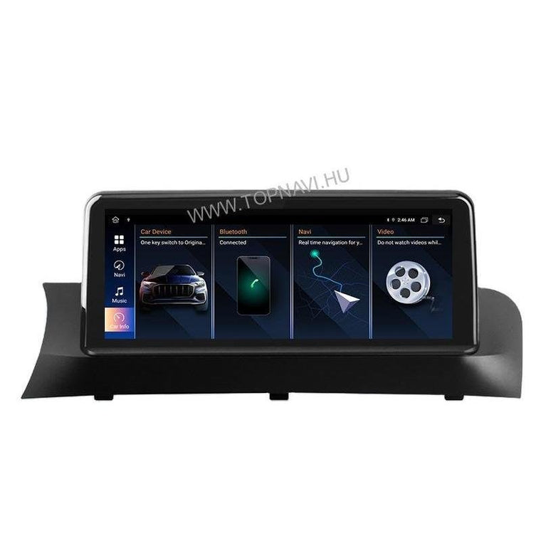 BMW X3 F25 X4 F26 2013–2017 – 10,25 colos Android fejegység