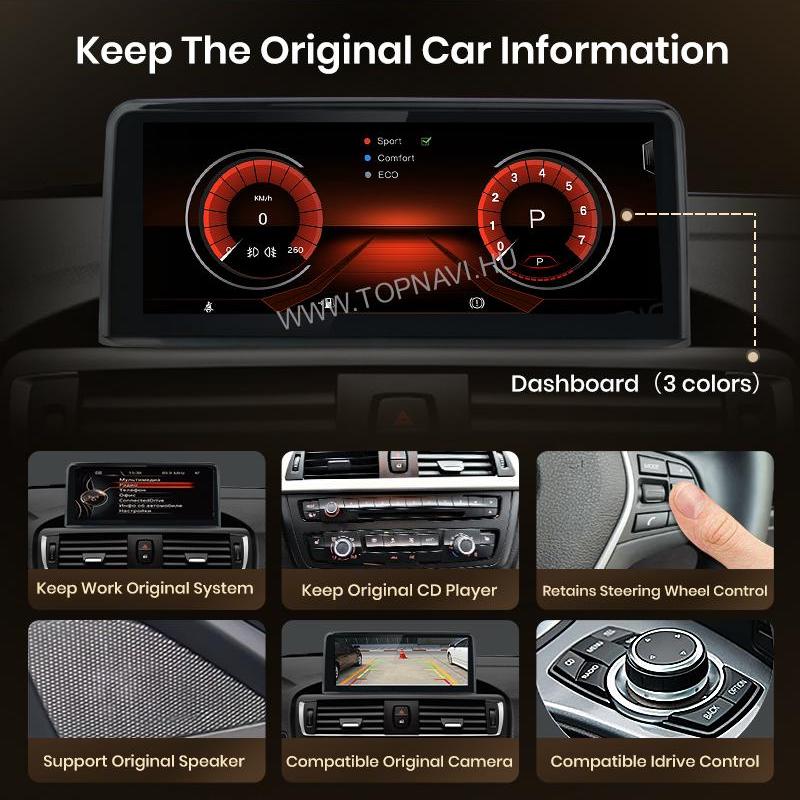 BMW X3 F25 X4 F26 2013 - 2017 10.25" Android Multimédia fejegység - TopNAVI