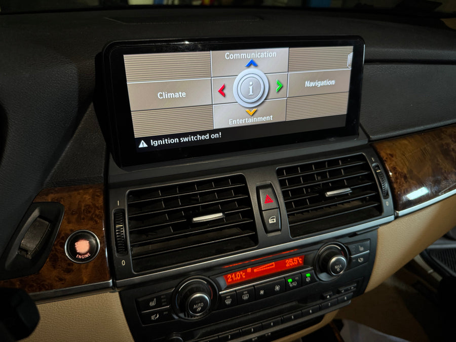 BMW X5 E70 X6 E71 CCC CIC 10.25" Android Multimédia fejegység autórádió, hifi, rádió és fejegység nagy kijelzővel, CarPlay, Android autó, Wifi és Bluetooth támogatással,