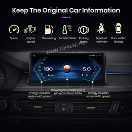 BMW X5 F15 X6 F16 2014 - 2017 10.25" Android Multimédia fejegység - TopNAVI
