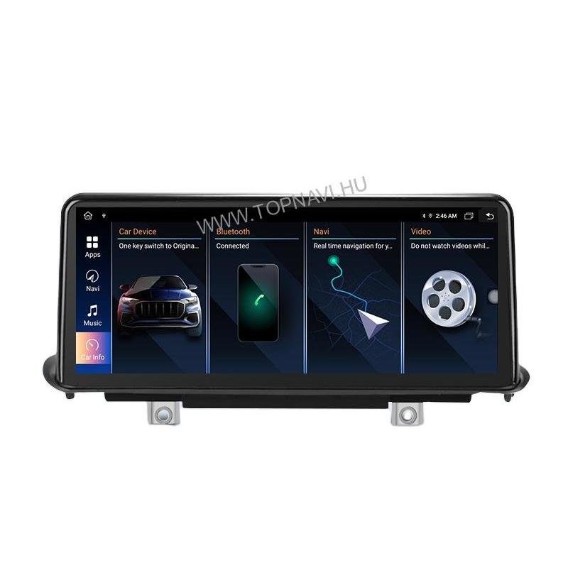BMW X5 F15 X6 F16 2014-2017 12,3" Android Multimédia fejegység — Márkaspecifikus multimédia