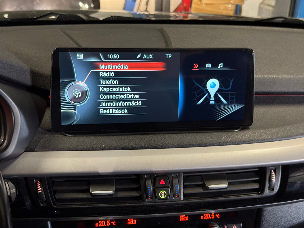 BMW X5 F15 X6 F16 2014 - 2017 12,3" Android Multimédia fejegység - TopNAVI