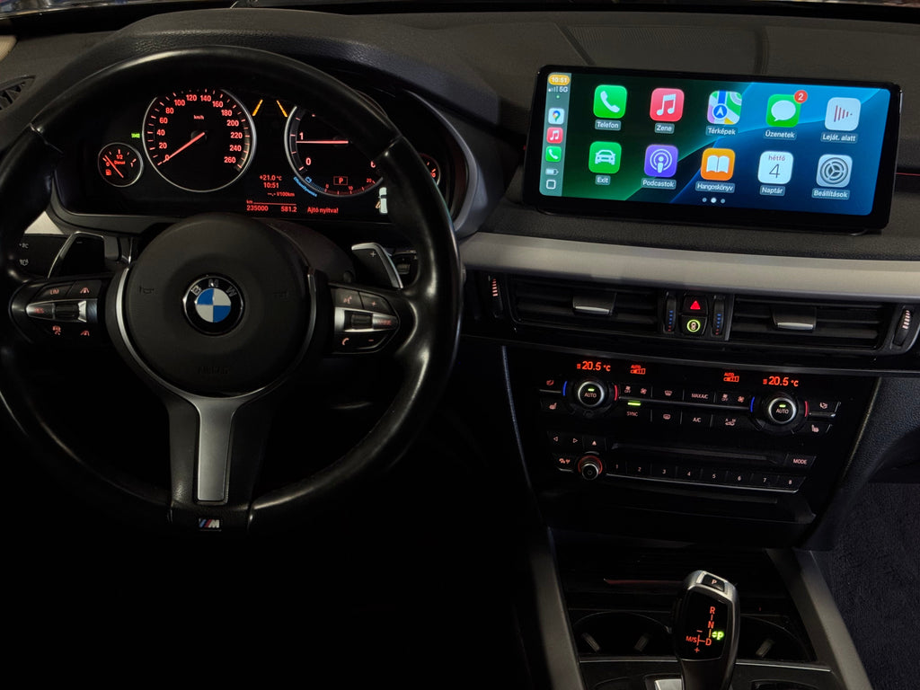 BMW X5 F15 X6 F16 2014 - 2017 12,3" Android Multimédia fejegység - TopNAVI