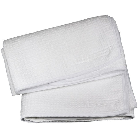 CarPro Waffle Drying Towel fehér gofri szövésű szárítókendő 60×82 cm, összehajtva